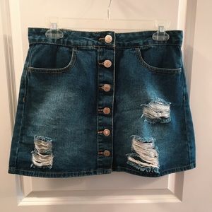 Denim skirt